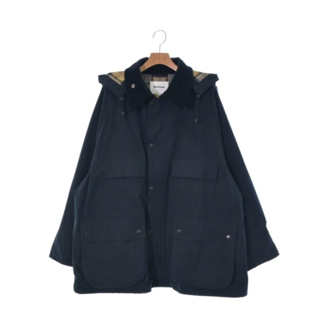 ダブルジップ柄Barbour バブアー コート（その他） 50(XL位) 紺