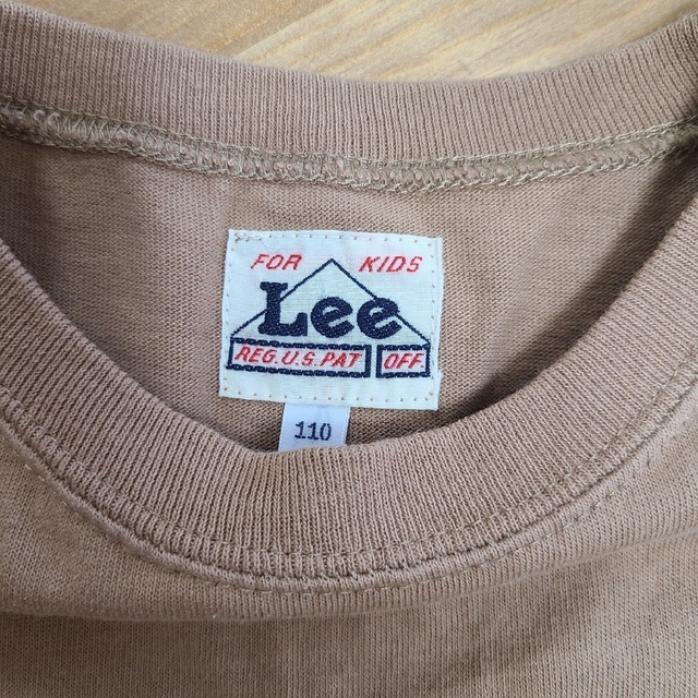 Lee(リー)のLee Tシャツ ワンピース 110cm キッズ/ベビー/マタニティのキッズ服女の子用(90cm~)(ワンピース)の商品写真