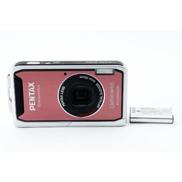 RICOH(リコー)の【C2164】RICOH　Optio W60　コンパクトデジタルカメラ スマホ/家電/カメラのカメラ(コンパクトデジタルカメラ)の商品写真