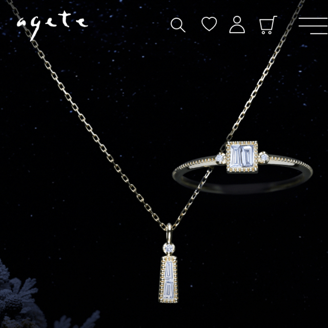 agete WINTER Limited ネックレス 2021年限定品 | フリマアプリ ラクマ