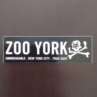 (縦3.8cm横12.7cm) ZOOYORK ズーヨーク　ステッカー