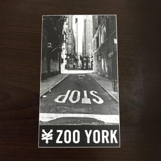 ズーヨーク(ZOO YORK)の(縦12cm横7cm)ZOOYORK ズーヨーク　ステッカー(スケートボード)