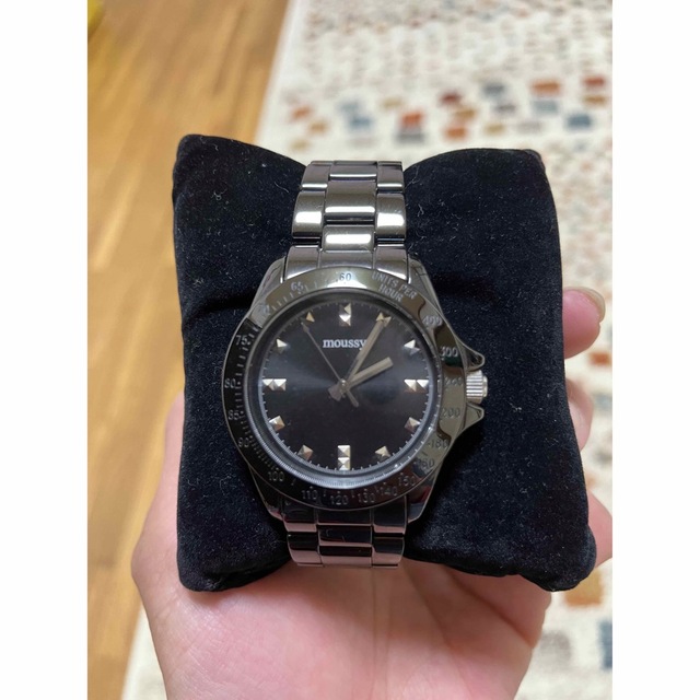 moussy(マウジー)の⭐︎箱無し⭐︎MOUSSY マウジー腕時計　ブラック レディースのファッション小物(腕時計)の商品写真