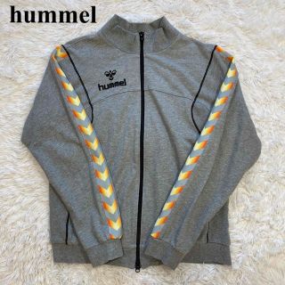 ヒュンメル(hummel)のhummel パーカー フルジップ 刺繍ロゴ 袖 派手(パーカー)