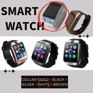 Q18　スマートウォッチ　人気　白　Bluetooth　新発売　時計　話題(腕時計(デジタル))
