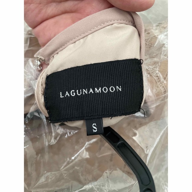 LagunaMoon(ラグナムーン)のLAGUNAMOON LADYダイヤレースワンピース レディースのワンピース(ロングワンピース/マキシワンピース)の商品写真