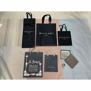 ブルガリ(BVLGARI)の【BVLGARI】ブルガリ 黒ショップバッグ&箱６点セット(ショップ袋)