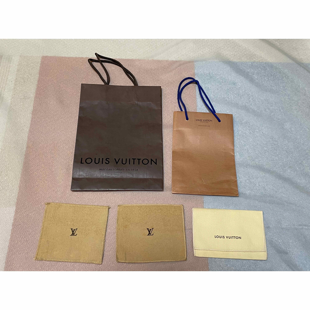 【LOUIS VUITTON】ヴィトン ショップバッグ 紙袋＆布袋 ５点セット