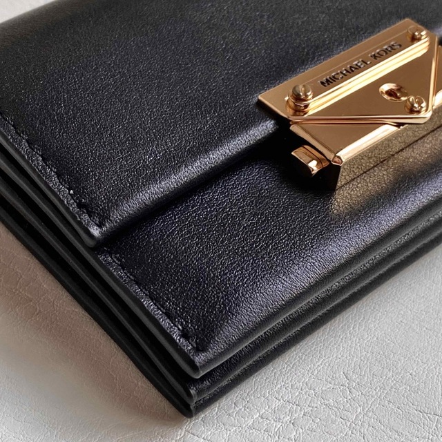 MICHAEL KORS カードケース コインケース ミニ財布 レザー ブラック ... マイケルコース フラグメントケース カード/コインケース MKシグネチャー レザー ミニ財布 黒 メンズ ブラック Michael Kors