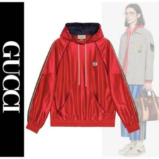 グッチ(Gucci)の【訳あり】GUCCI  メンズ　スウェット　ジャージ　レッド　S(ジャージ)