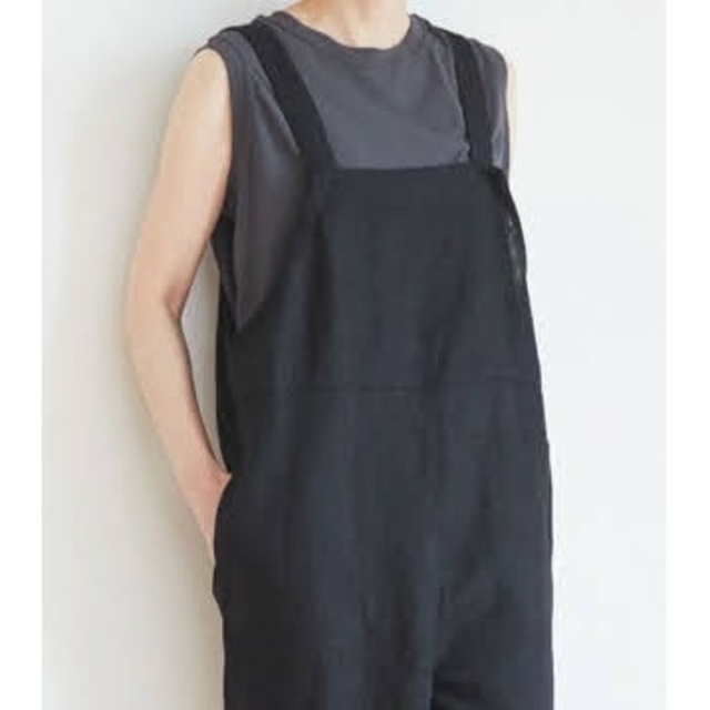 fog linen work(フォグリネンワーク)のfog linen work　リネンサロペット レディースのパンツ(サロペット/オーバーオール)の商品写真