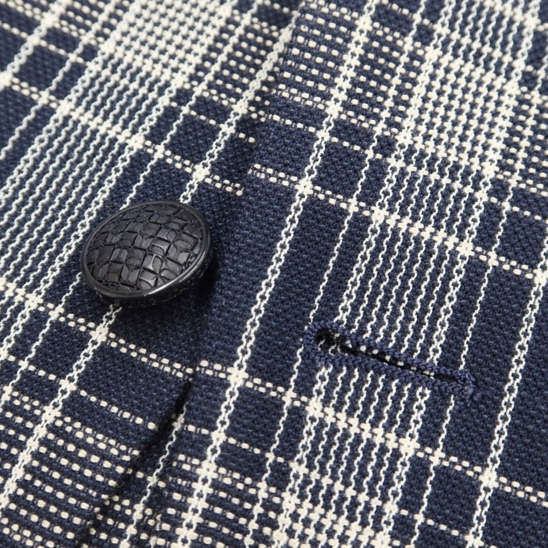 新品】タリアトーレ TAGLIATORE コットンリネン チェック ジャケット
