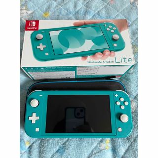 ニンテンドースイッチ(Nintendo Switch)の【ジャンク】Switch lite ターコイズブルー(携帯用ゲーム機本体)