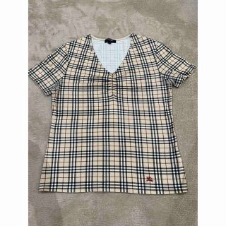 バーバリー(BURBERRY)のBURBERRY LONDON バーバリー　ロンドン　VネックT シャツ(Tシャツ(半袖/袖なし))