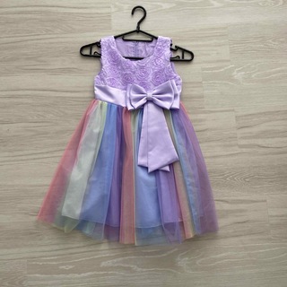 虹色　ドレス　130(ドレス/フォーマル)