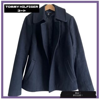 トミーヒルフィガー(TOMMY HILFIGER)の【大特価！】TOMMYHILFIGER トミー　ピーコート アウター　ネイビー(ピーコート)