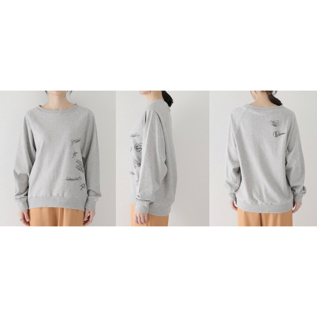 IENA(イエナ)の美品■イエナ SLOBE citron. Paint SWEAT■ レディースのトップス(トレーナー/スウェット)の商品写真