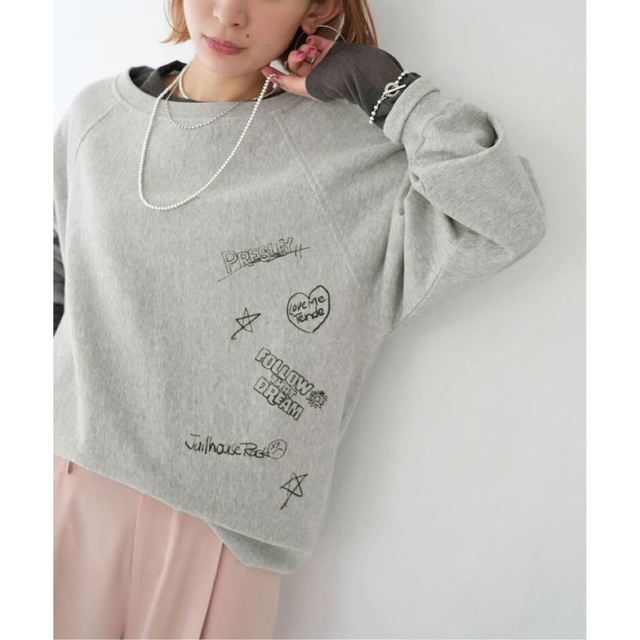 IENA(イエナ)の美品■イエナ SLOBE citron. Paint SWEAT■ レディースのトップス(トレーナー/スウェット)の商品写真