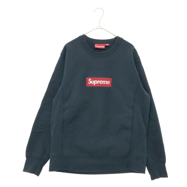 Supreme Box Logo Crewneck Bleu L