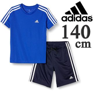 アディダス(adidas)の140 アディダス 子ども 上下セット 半袖 Tシャツ ハーフパンツ 練習着(ウェア)