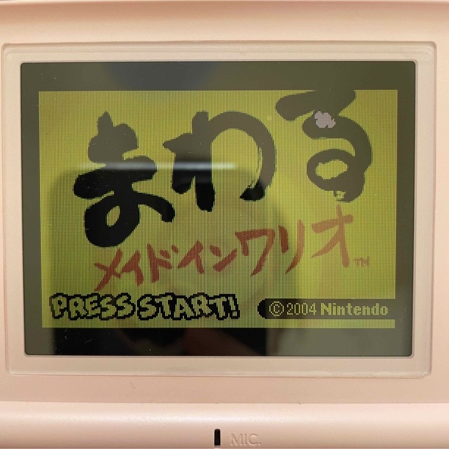 ゲームボーイアドバンス(ゲームボーイアドバンス)のまわるメイドインワリオ GBA 任天堂 エンタメ/ホビーのゲームソフト/ゲーム機本体(携帯用ゲームソフト)の商品写真