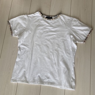 バーバリー(BURBERRY)のバーバリーロンドン白Tシャツ(Tシャツ(半袖/袖なし))