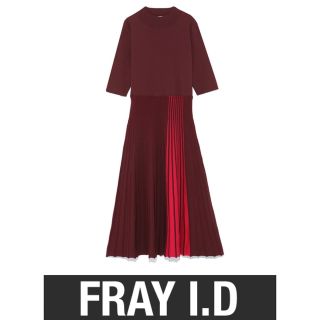 フレイアイディー ロングワンピース ワンピース(レッド/赤色系)の
