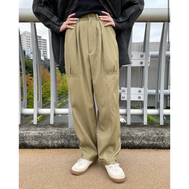 6 ROKU ロク POLYESTER COTTON HAKU PANTS - students.com.kg