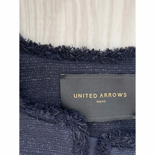 UNITED ARROWS(ユナイテッドアローズ)のユナイテッドアローズ　春ツイードセットアップ 卒業式 入学式 レディースのフォーマル/ドレス(スーツ)の商品写真