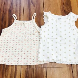 ベビーギャップ(babyGAP)のキャミソール･タンクトップ2点set(Tシャツ/カットソー)