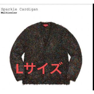 シュプリーム(Supreme)のSupreme sparkle cardigan L(カーディガン)