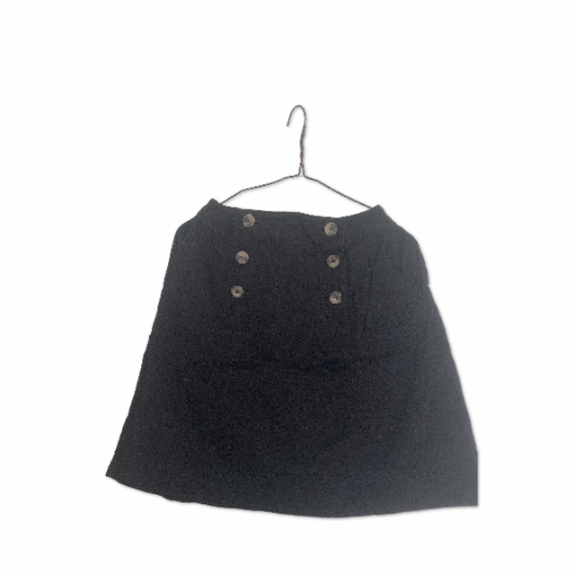 ミニスカート　レディース　黒　可愛い　春服　モテコーデ　台形スカート レディースのスカート(ミニスカート)の商品写真