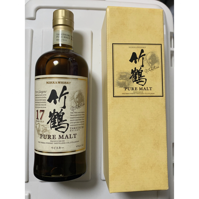 ニッカ 竹鶴 ピュアモルト(旧ボトル) 700ml 箱付き 貴重!ニッカ