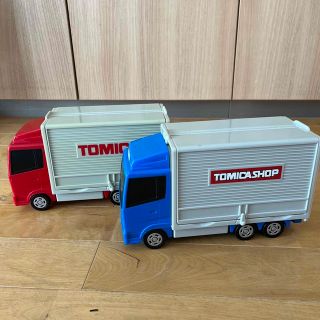 トミー(TOMMY)のトミカ　収納　トラック　2台セット(電車のおもちゃ/車)