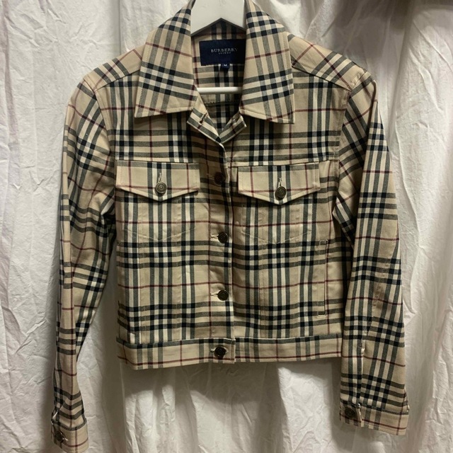 BURBERRY(バーバリー)のBURBERRY LONDON ノヴァチェックデニムジャケット レディースのジャケット/アウター(Gジャン/デニムジャケット)の商品写真