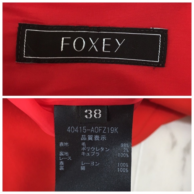 美品　定価10万円　FOXEY  フォクシー　ダブルフェイス　ワンピース 4