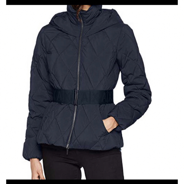 ARMANI EXCHANGEウエストベルト付きdown jacket