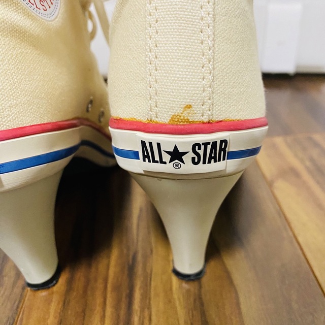 ALL STAR（CONVERSE）(オールスター)のCONVERSE オールスター ヒール コンバース スニーカー　レア　パンプス レディースの靴/シューズ(スニーカー)の商品写真