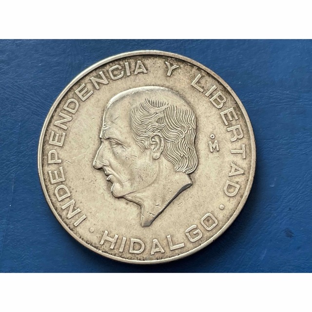 1955年メキシコ10ペソ銀貨 silver900 約29g