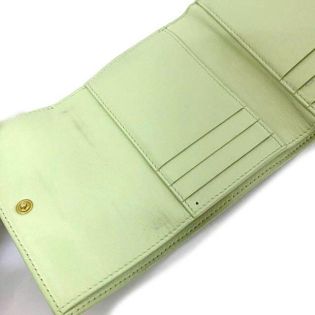 Bottega Veneta - ボッテガヴェネタ 三つ折り 財布 ライムグリーン 緑