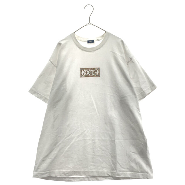 KITH キス ボックスロゴ 半袖Tシャツ 21-071-060-0011-2-0 ホワイト