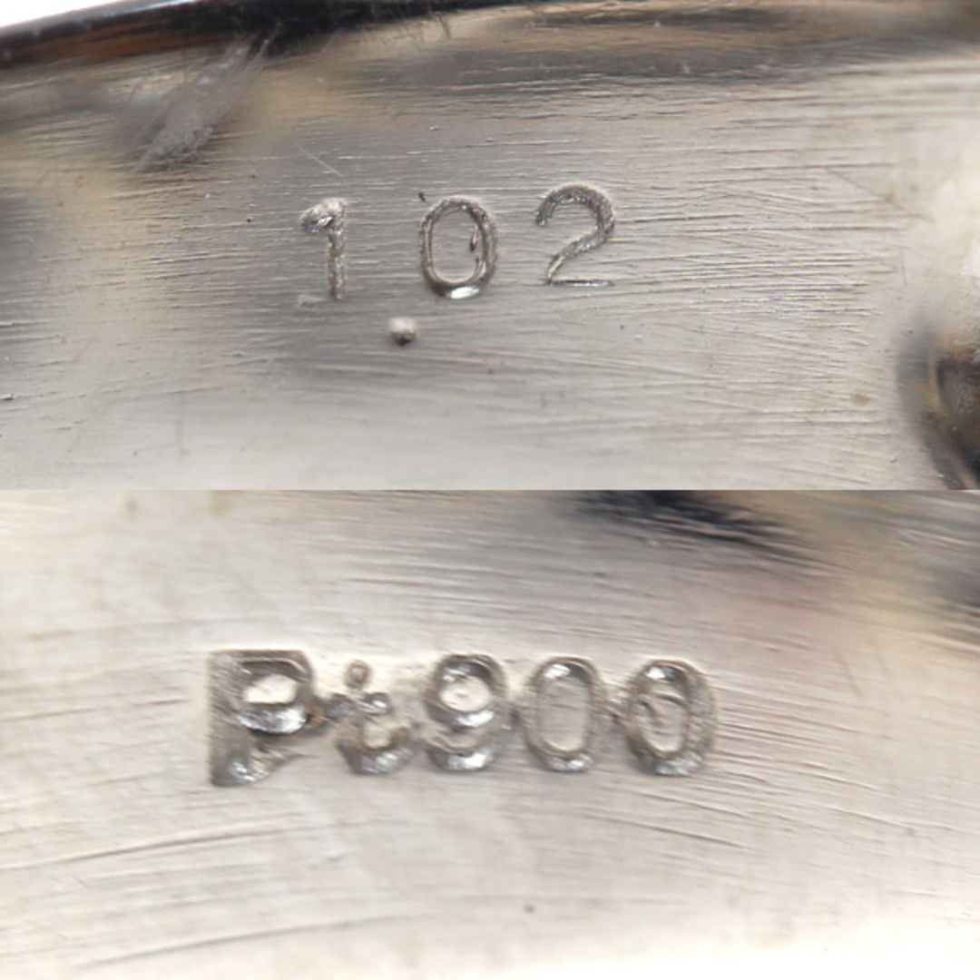 Pt900プラチナ リング・指輪 ダイヤモンド1.02ct 13.5号 10.2g レディース 4