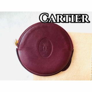 ダブル/ミストブルー 未使用品 Cartier コインケース L3000111 202