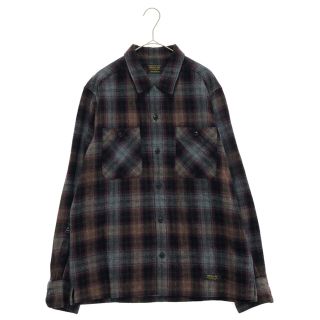 ネイバーフッド(NEIGHBORHOOD)のNEIGHBORHOOD ネイバーフッド 13AW B＆C/WE-SHIRT.LS 132BENH-SHM04 フランネルシャツ グレー(シャツ)