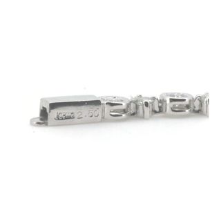 DE BEERS - デビアス LINE ダイヤモンド ブレスレット 2.60ct K18WG(18 ...