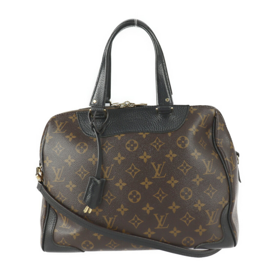 LOUIS VUITTON - LOUIS VUITTON ルイ ヴィトン モノグラム レティーロ ハンドバッグ M50058  PVC レザー  ブラウン ブラック ゴールド金具 2WAY ショルダーバッグ ボストンバッグ ビトン 【本物保証】