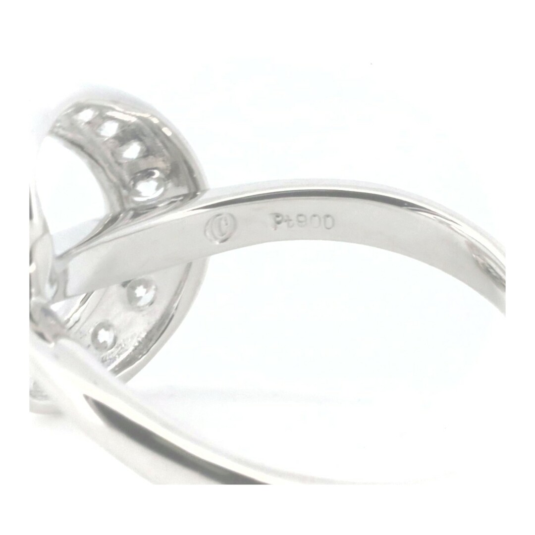 目立った傷や汚れなし コンコルド ダイヤモンド リング 17号 0.40ct PT900(プラチナ) レディースのアクセサリー(リング(指輪))の商品写真