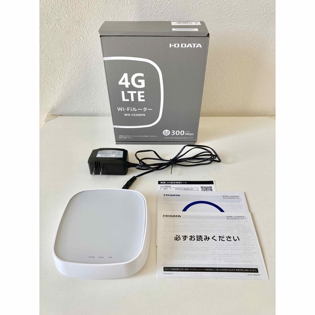 WN-CS300FR I・O DATA SIMフリー4G/LTEルーター - PC周辺機器