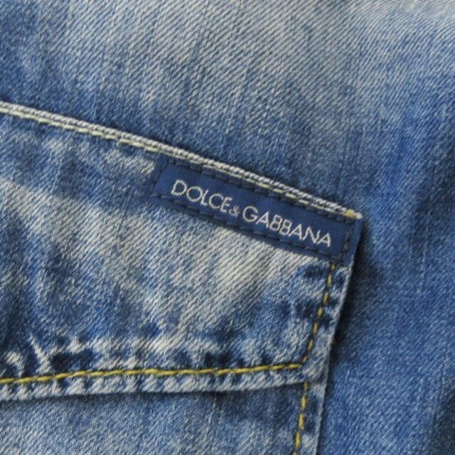 DOLCE&GABBANA(ドルチェアンドガッバーナ)のドルチェ&ガッバーナ デニム ウエスタン シャツ 長袖 インディゴ 15/38 メンズのトップス(シャツ)の商品写真