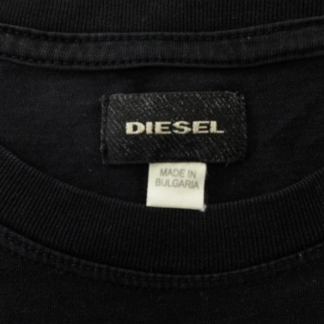 DIESEL(ディーゼル)のディーゼル Tシャツ カットソー 半袖 クルーネック 黒 M トップス メンズのトップス(Tシャツ/カットソー(半袖/袖なし))の商品写真